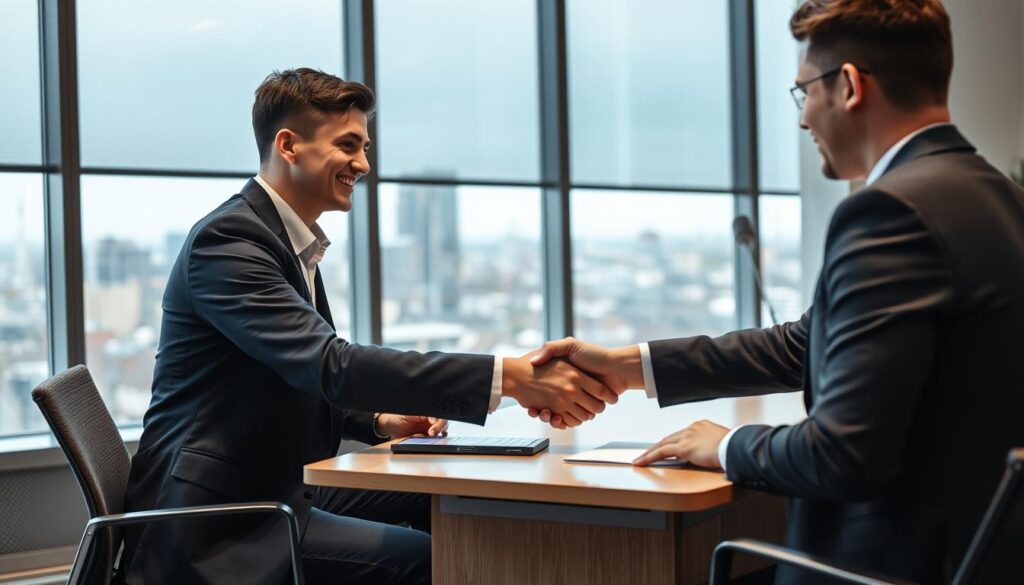 Graduate receiving job offer in Dublin tech company - Ireland Study Visa Guide