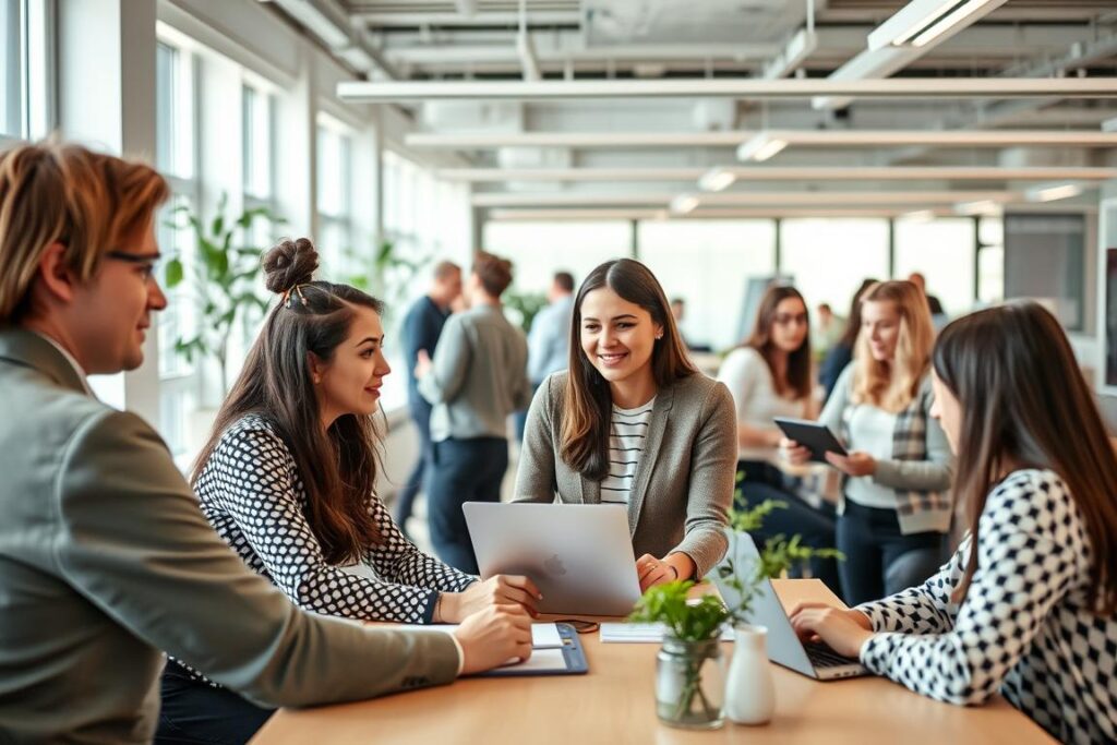 International professional working in modern Irish office - Ireland Study Visa Guide