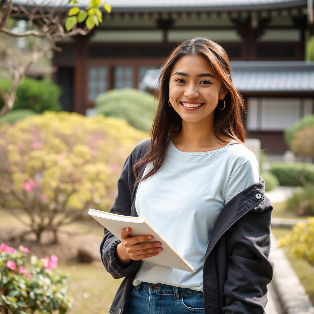 International student from Brazil studying arts in Kyoto