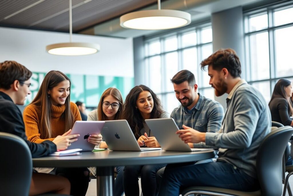 International students studying in a modern Irish university library - Ireland Study Visa Guide