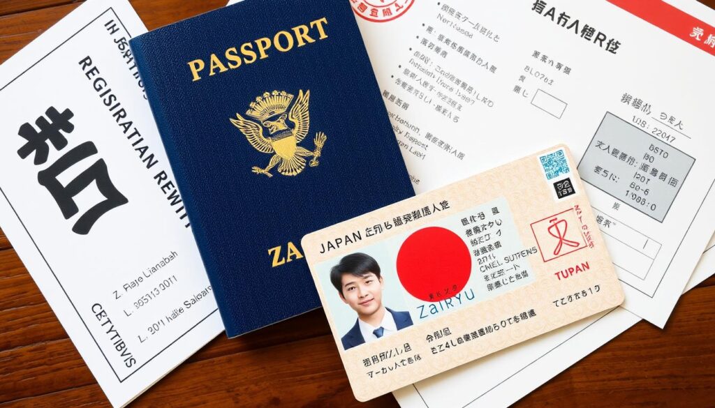 Japanese residence card (zairyu card) for international students