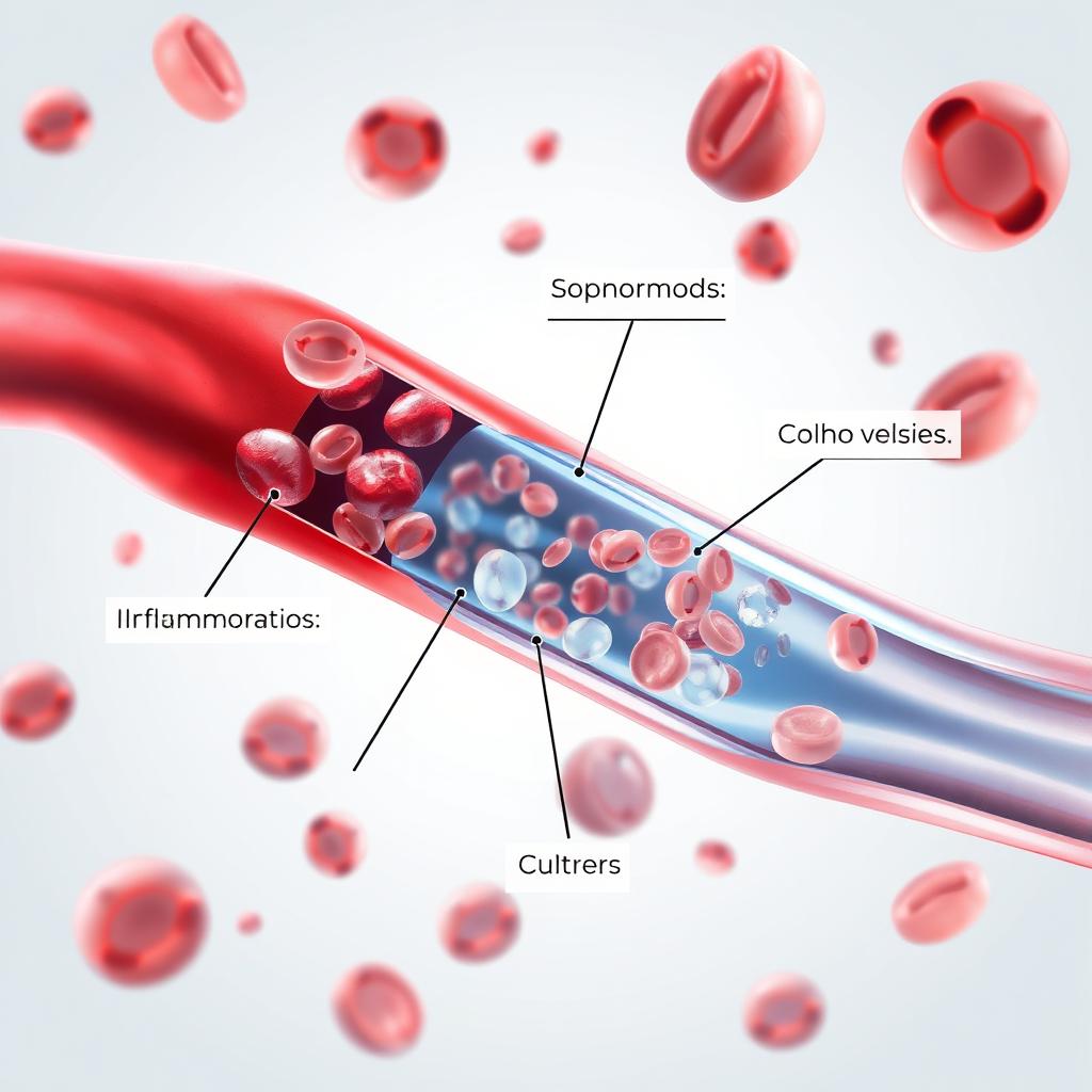 Inflammation markers in blood vessels related to depression and heart disease