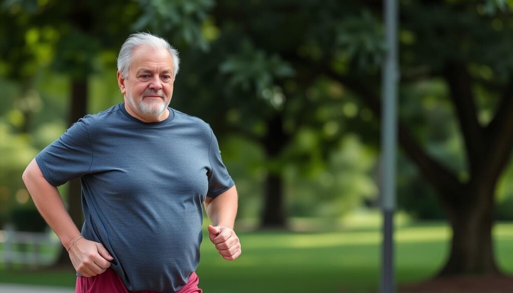 Person exercising outdoors to help reverse prediabetes naturally through physical activity