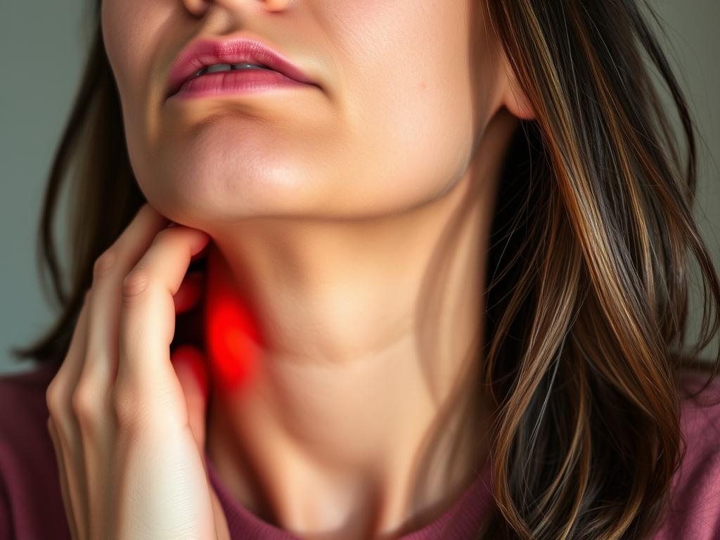 Person touching their jaw showing pain radiation as a silent symptom of heart disease