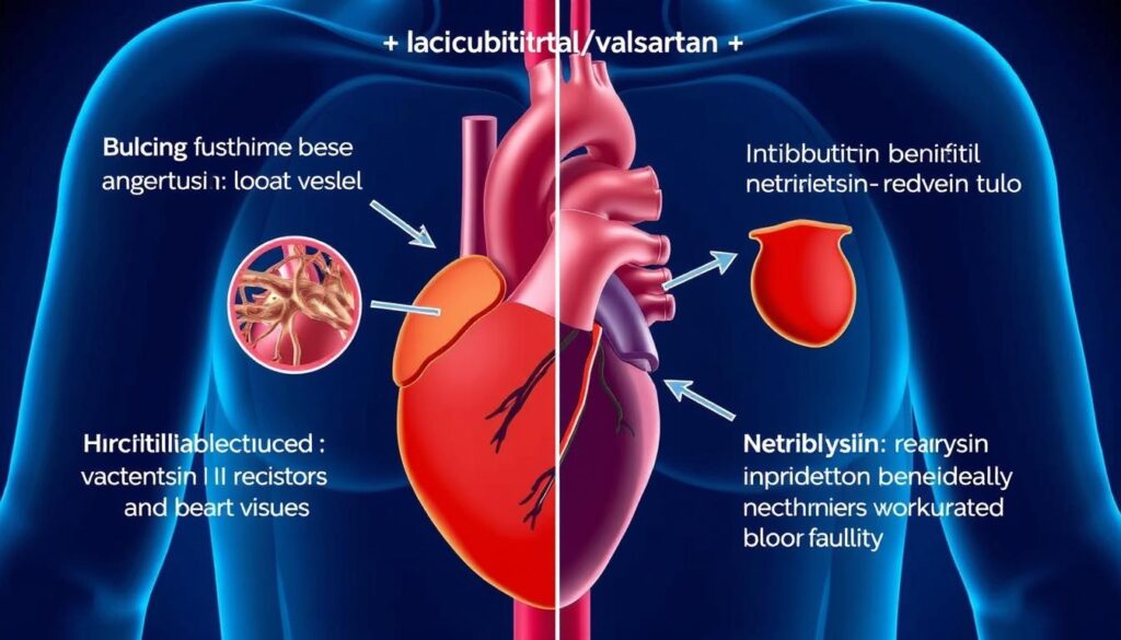 Sacubitril/valsartan dual mechanism of action for heart failure treatment Sacubitril/valsartan dual mechanism of action for heart failure treatment