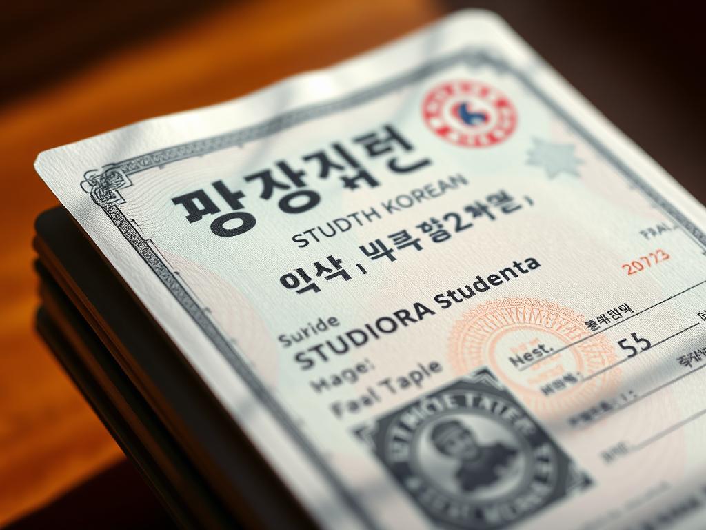 south korea student visa